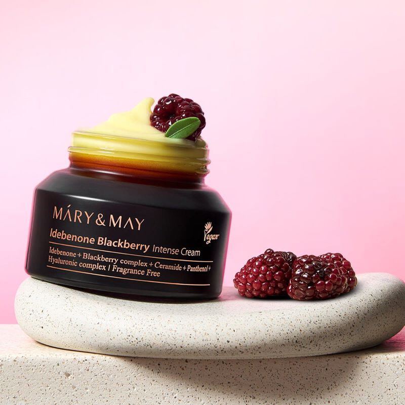 mary  may idebenone blackberry intense