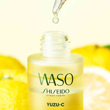 faces waso yuzu glow on shot serum