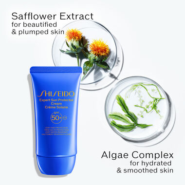 faces blue expert sun protector cream spf50