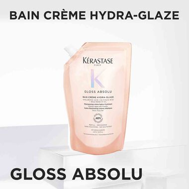 faces gloss absolu bain cr me hydra glaze refill pouch