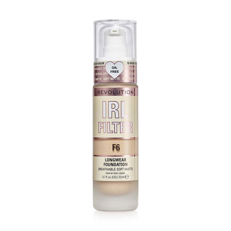 revolution revolution irl filter longwear foundation f6