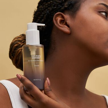 faces black rice moisture deep cleansing oil