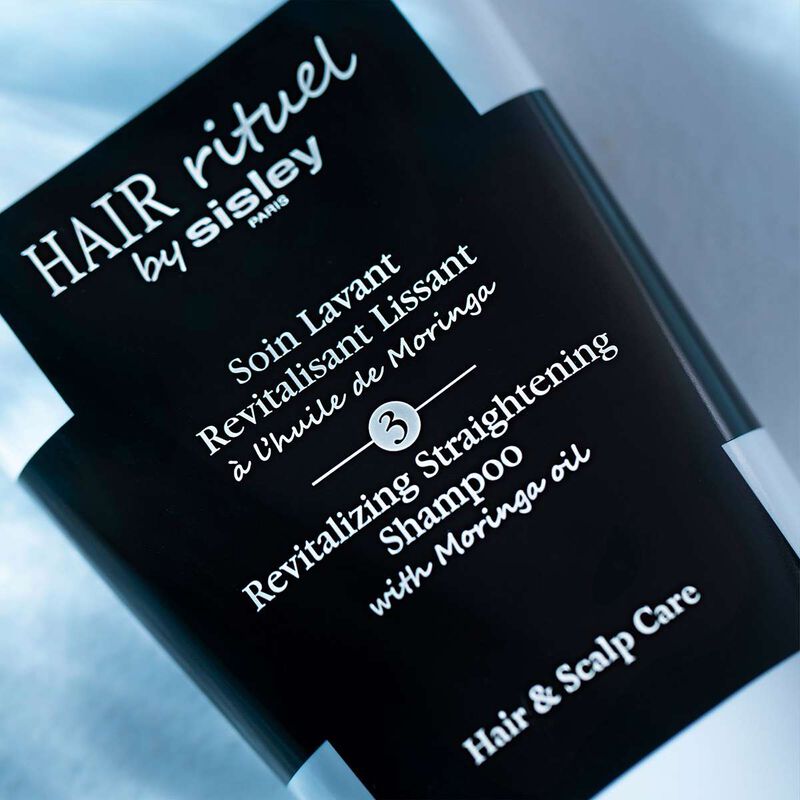 sisley straightening shampoo with moringa oil
