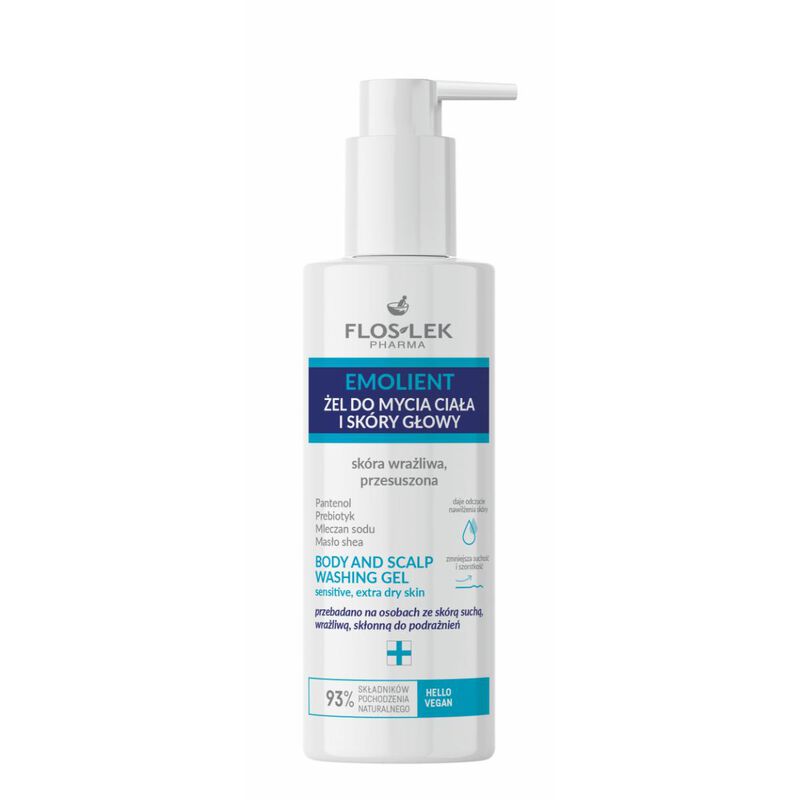 floslek emolient body and scalp washing gel extra dry skin