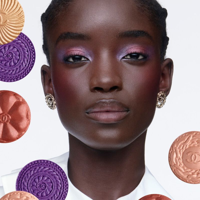 شانيل les 4 ombres boutons بودرة رباعية لتظليل الجفون متعدّدة التأثيرات