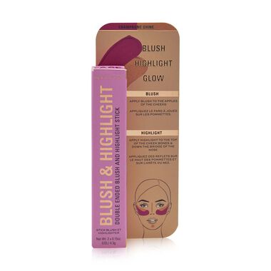 Blush and Highlight Stick faces blush and highlight stick
