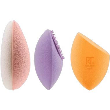 faces sponge   pro glow radiance complexion kit