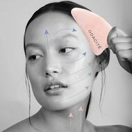 faces أداة غوا شا كريستال كونتور الكوارتز الوردي
