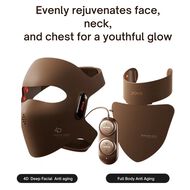 faces led neck   chest mask