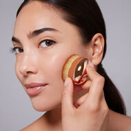 Elite Palm Mini Brush-rose gold finish faces elite palm mini brush rose gold finish