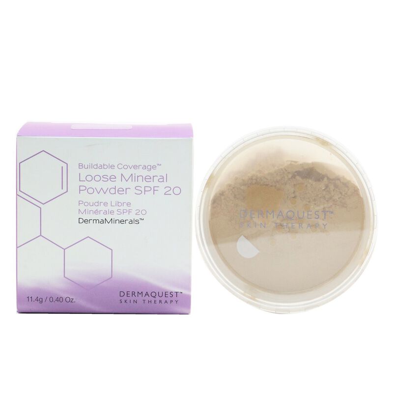 dermaquest buildable coverage loose mineral powder spf 20