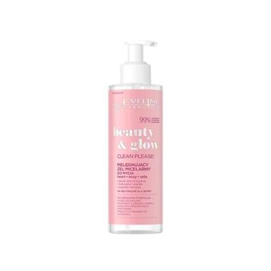 faces beauty   glow gentle micellar wash gel