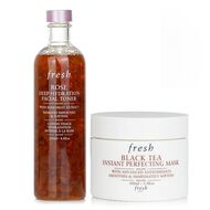 faces fresh black tea instant perfecting mask   rose deep hydration facial toner