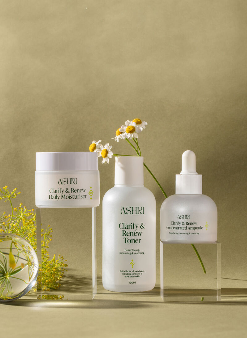 ashri skin clarify  renew trio