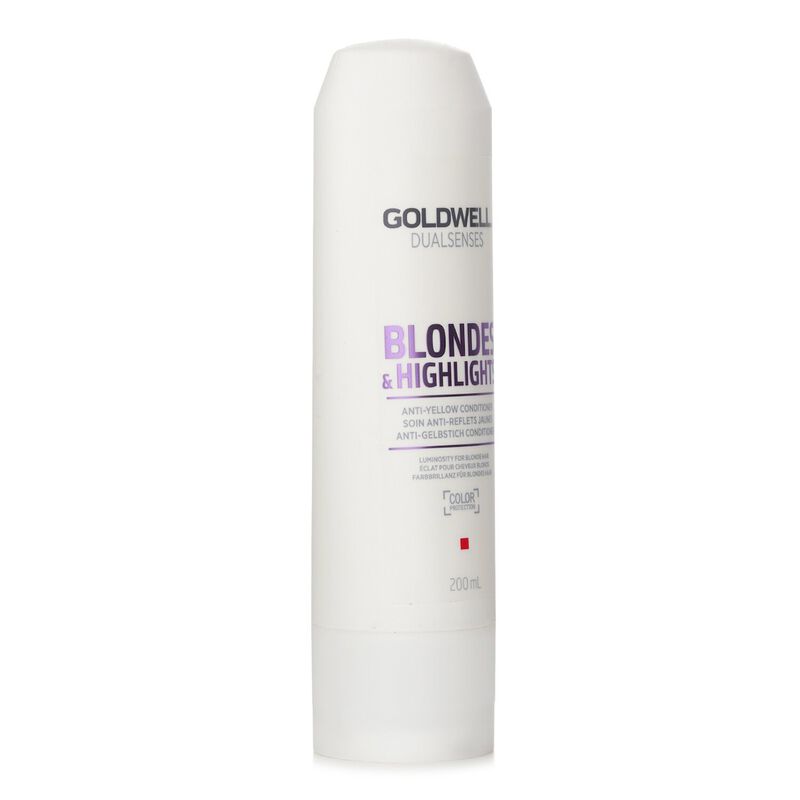 goldwell dual senses blondes  highlights antiyellow conditioner