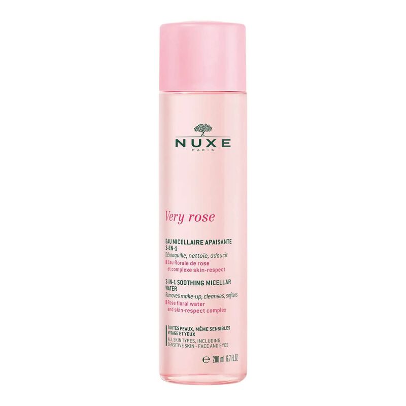 nuxe very rose 3 in 1 soothing micellar water
