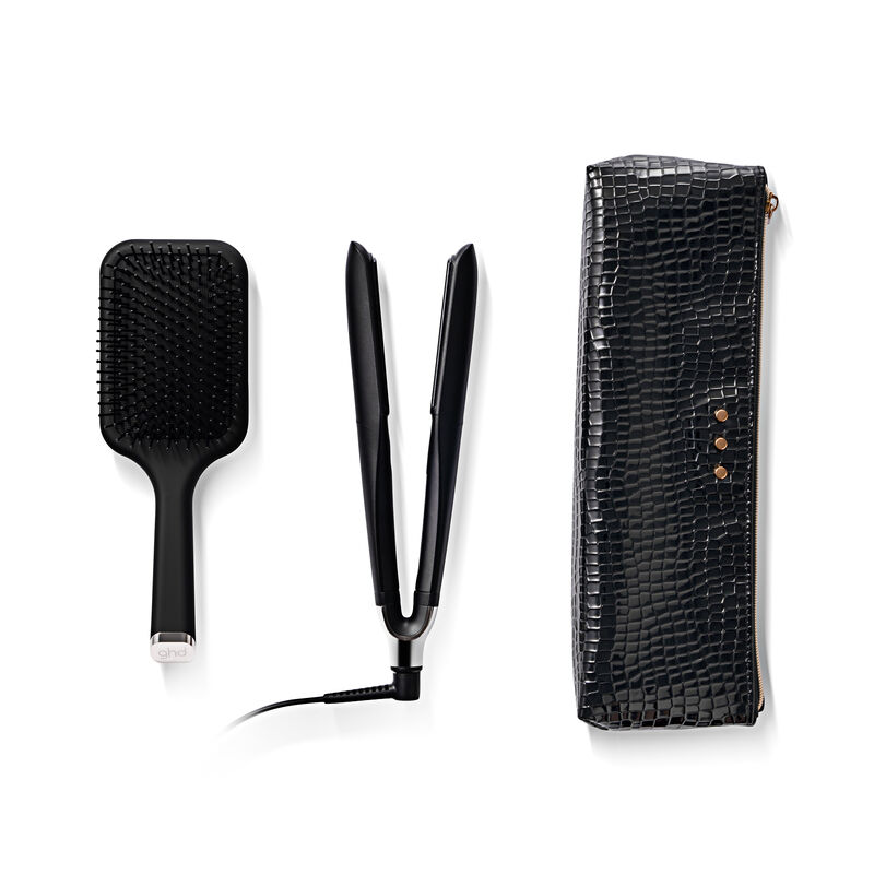 ghd platinum+ hair straightner festive gift set