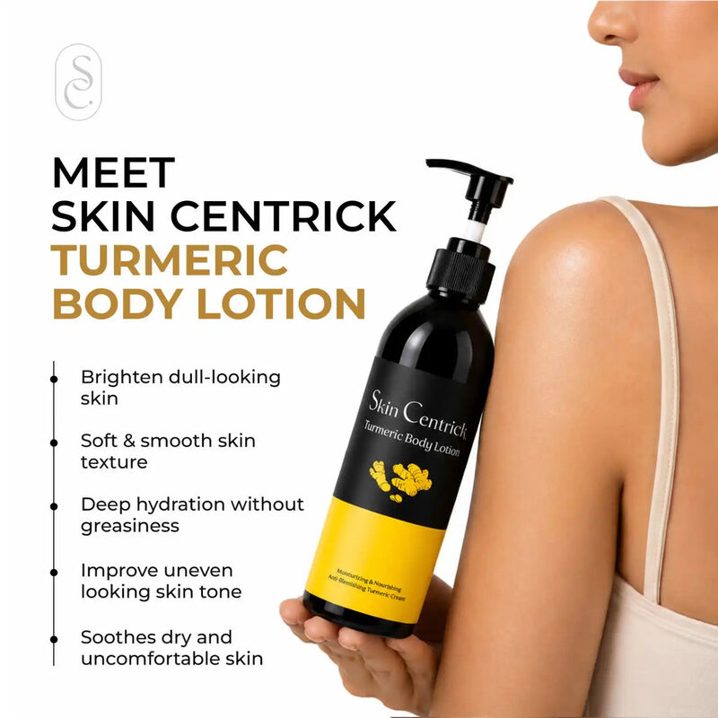 skin centrick turmeric body lotion