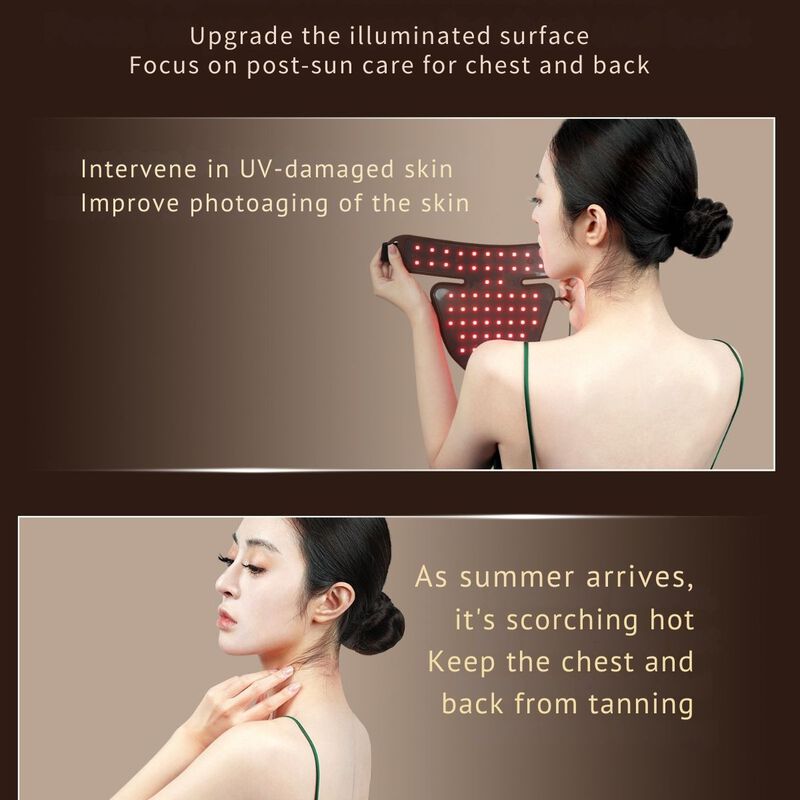 jovs led neck  chest mask