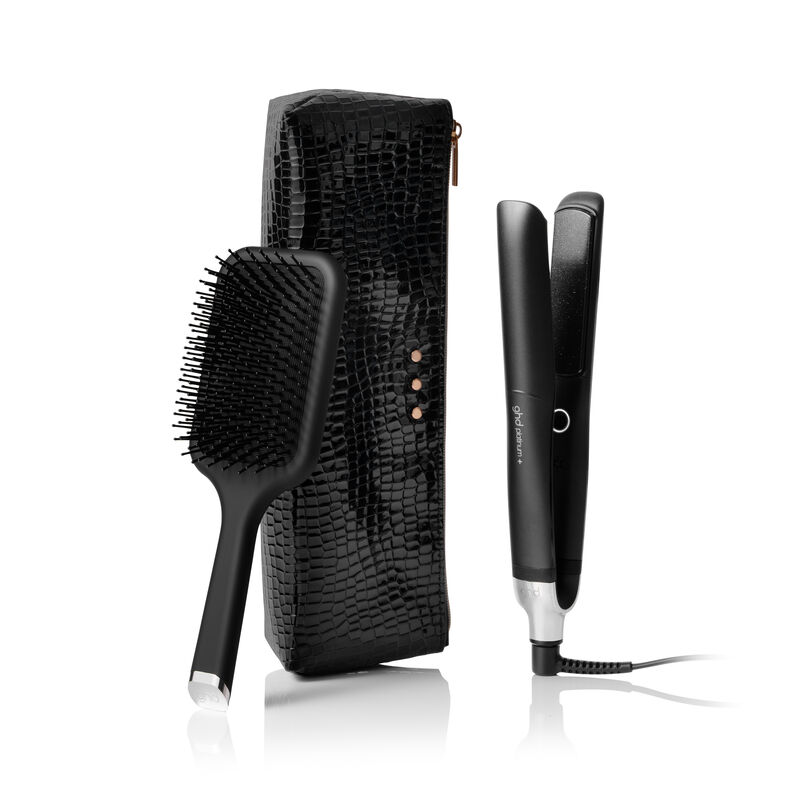 ghd platinum+ hair straightner festive gift set