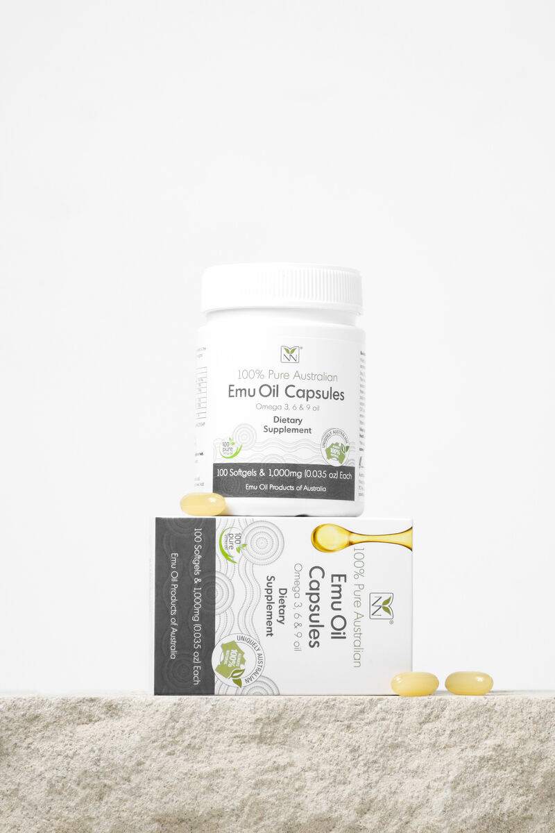 y not natural pure emu oil capsules with omega 3‑6‑9, vitamin k2  cla