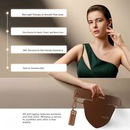 faces led neck   chest mask