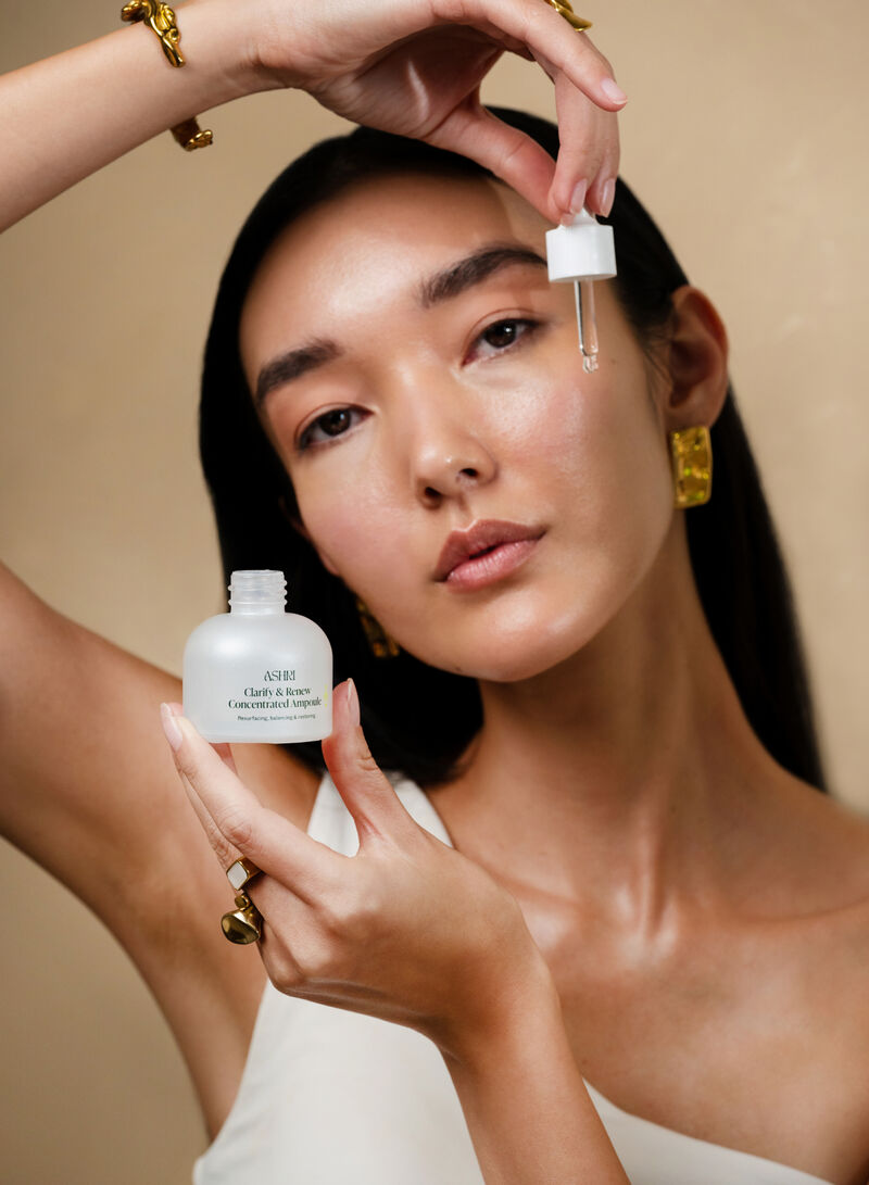 ashri skin أمبول اشري المركز لتنظيف و تجديد البشرة