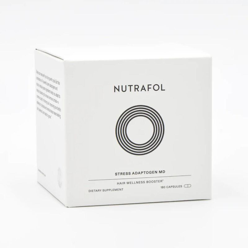 nutrafol stress adaptogen md hair wellness booster dietary supplement