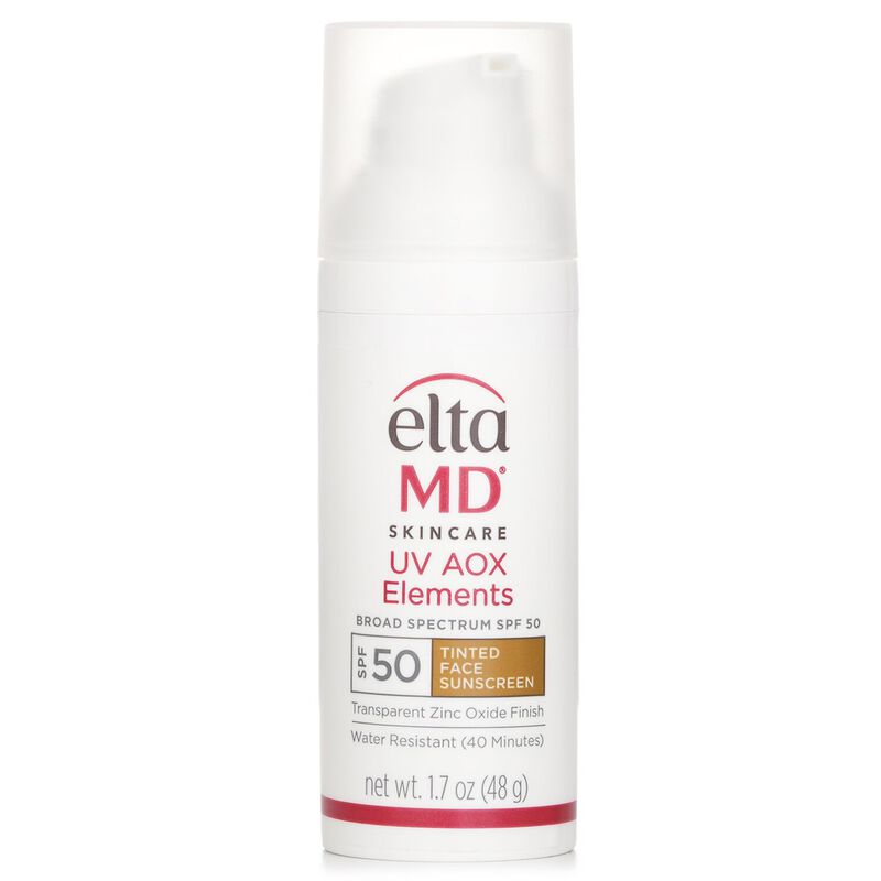 eltamd uv aox elements tinted mineral face sunscreen spf 50