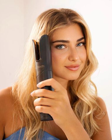 Cordless Hair Curler Pro faces cordless hair curler pro