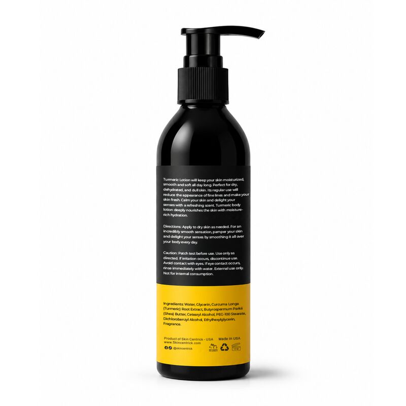 skin centrick turmeric body lotion