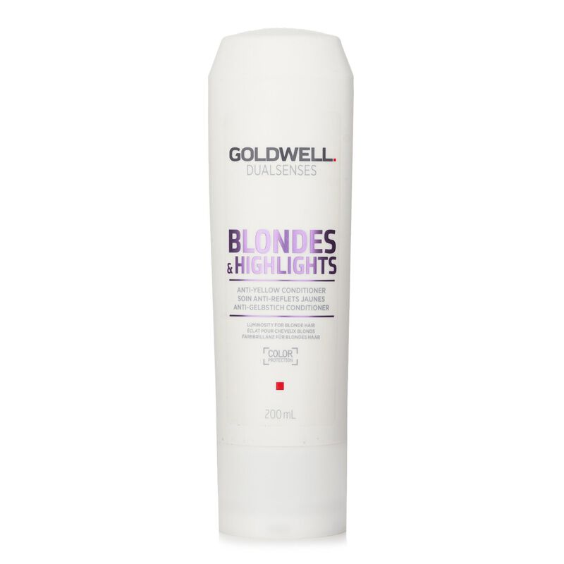 goldwell dual senses blondes  highlights antiyellow conditioner
