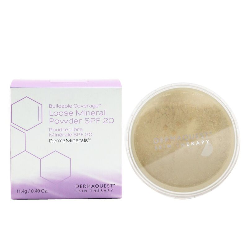 dermaquest dermaminerals buildable coverage loose mineral powder spf 20