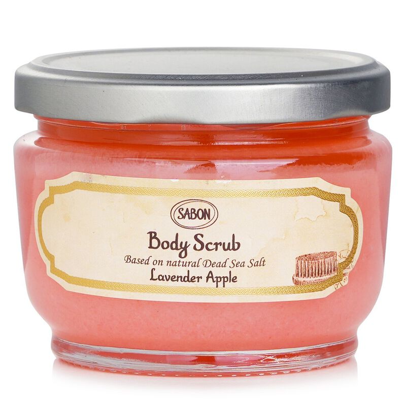sabon body scrub  lavender apple