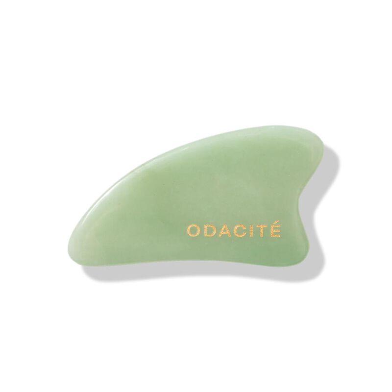 odacite crystal contour gua sha green aventurine