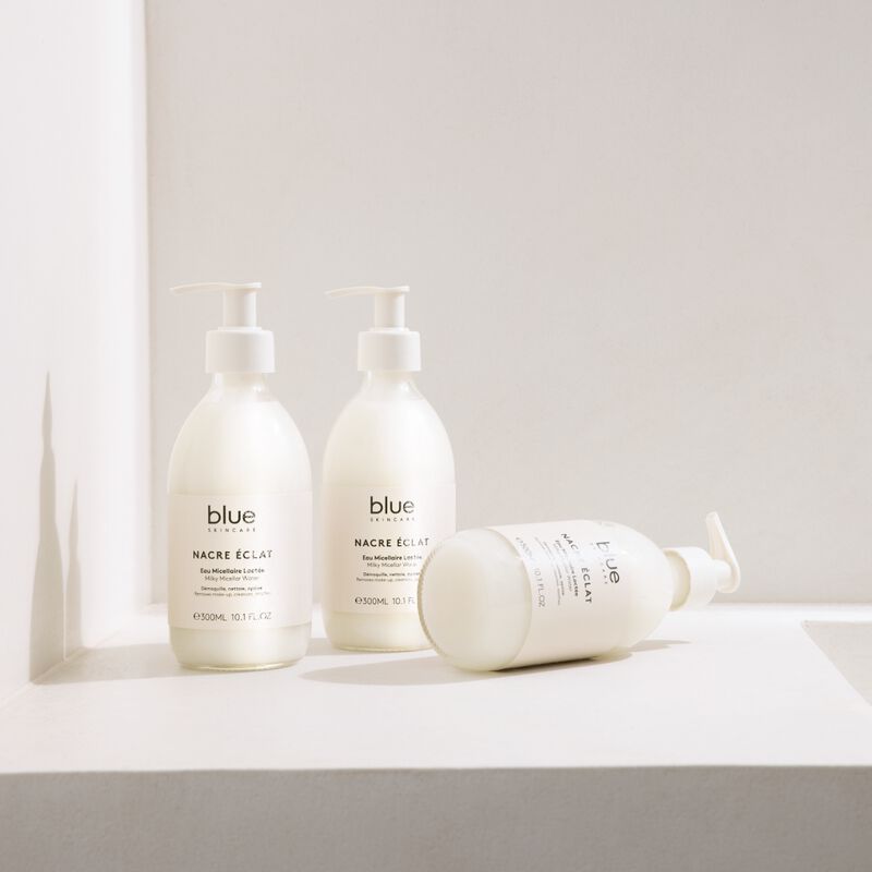 blue skincare milky micellar water