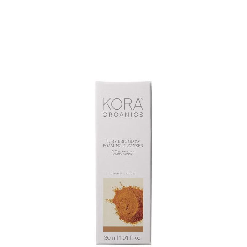 kora organics turmeric glow foaming cleanser